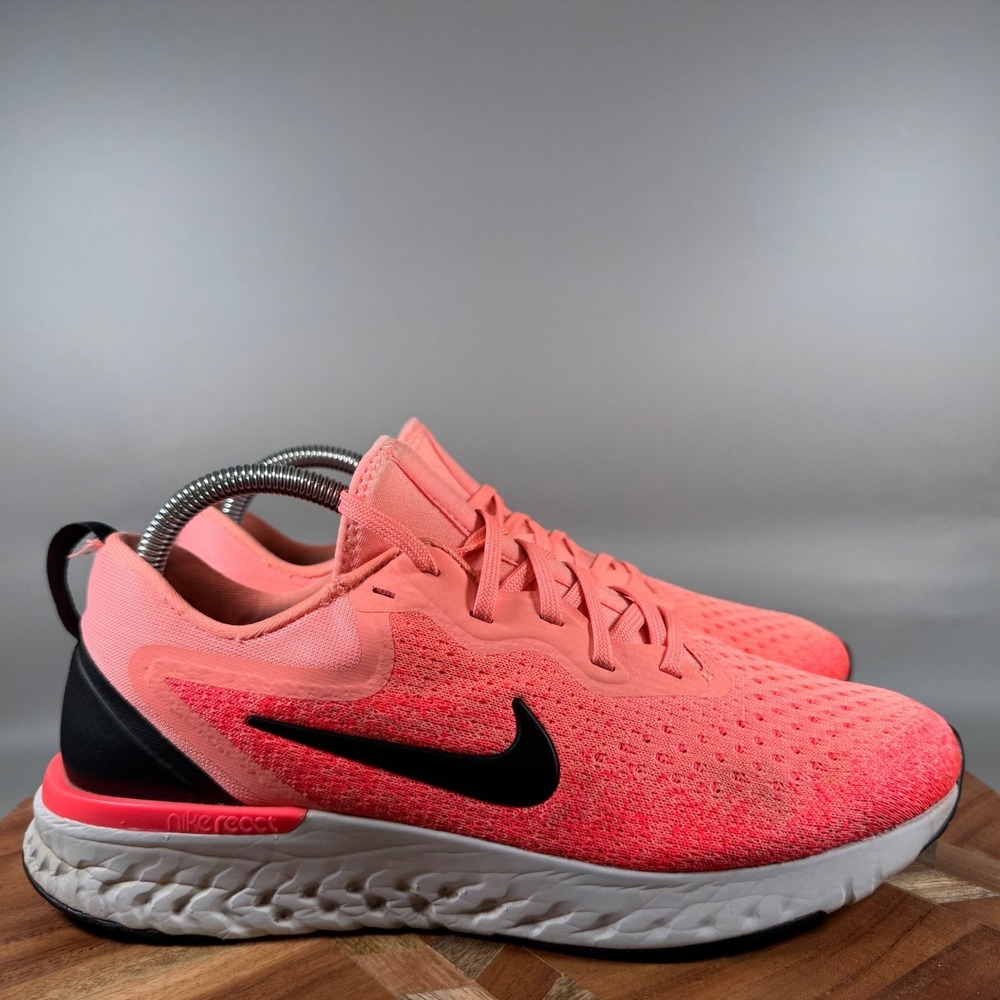 Nike Odyssey React Womens Running Shoes Arctic Pink Flash Crimson AO9820-602 9.5